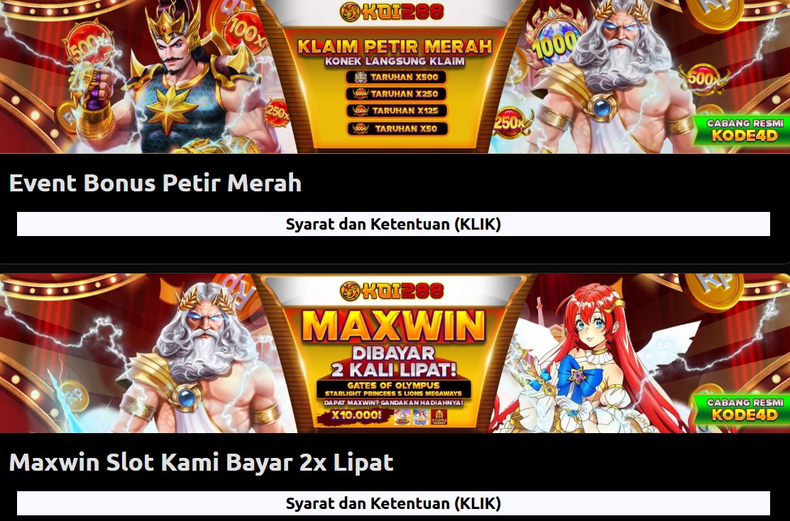 promosi koi288 saat ini