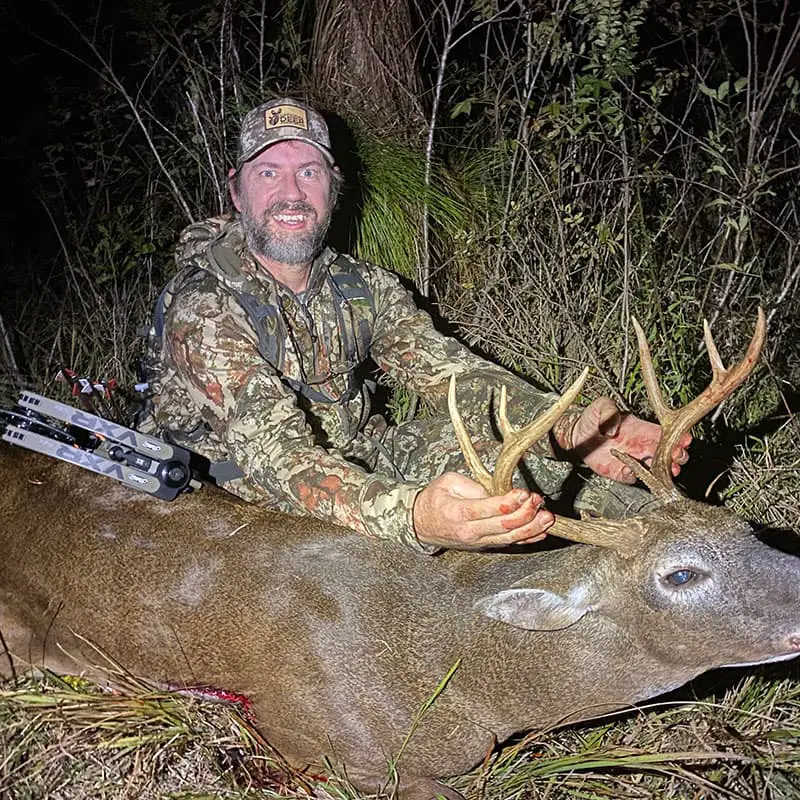 Mobile Deer Hunter founder Brian Grossman with a Georgia public land buck.