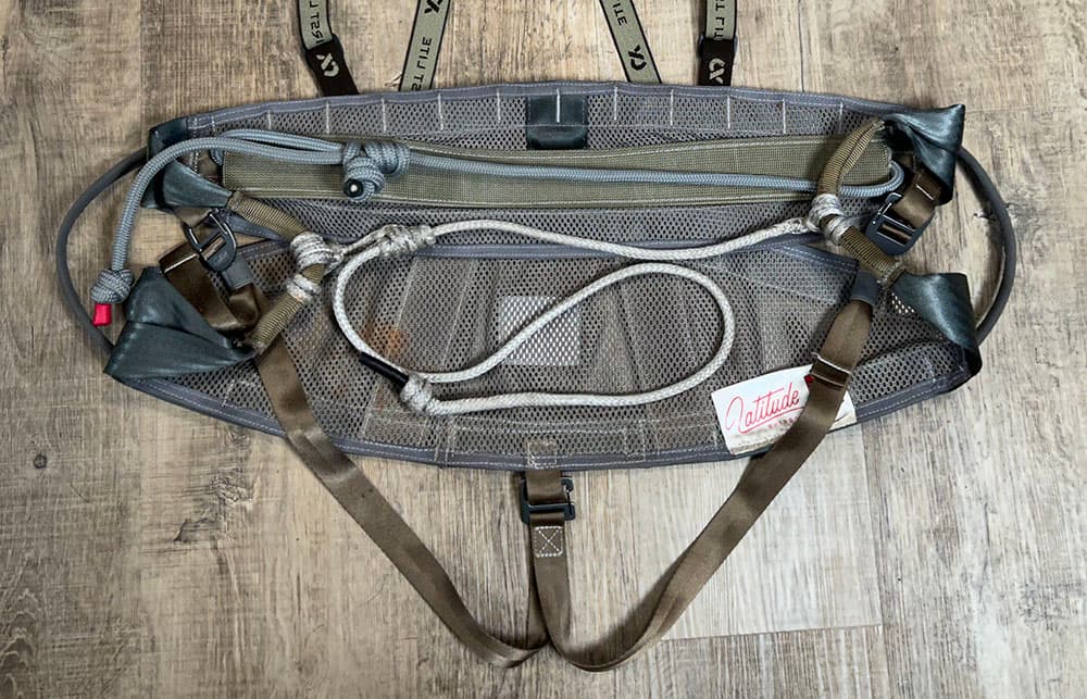 An inside view of the Method 2 hunting saddle.