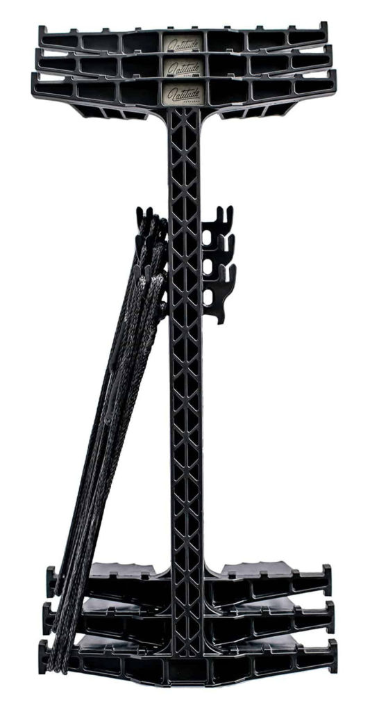 Product image of the Latitude Carbon SS climbing sticks on a white background.
